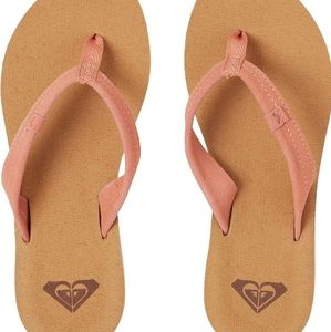 Roxy Avila Suede Sandal Pink